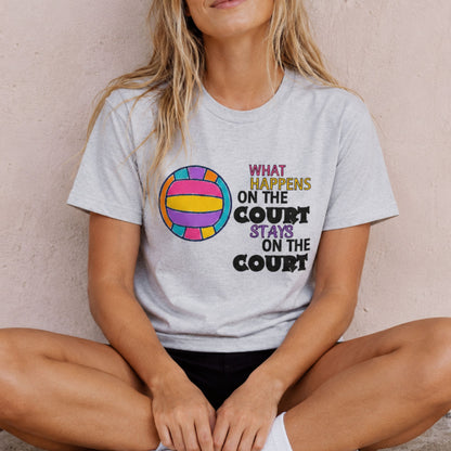 Colourful Netball Graphic T-shirt for Women