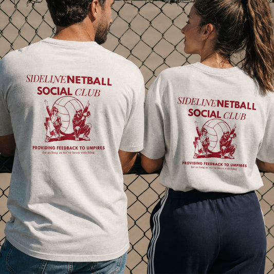 Netball Supporter T-Shirts - Social Club Sports Graphic