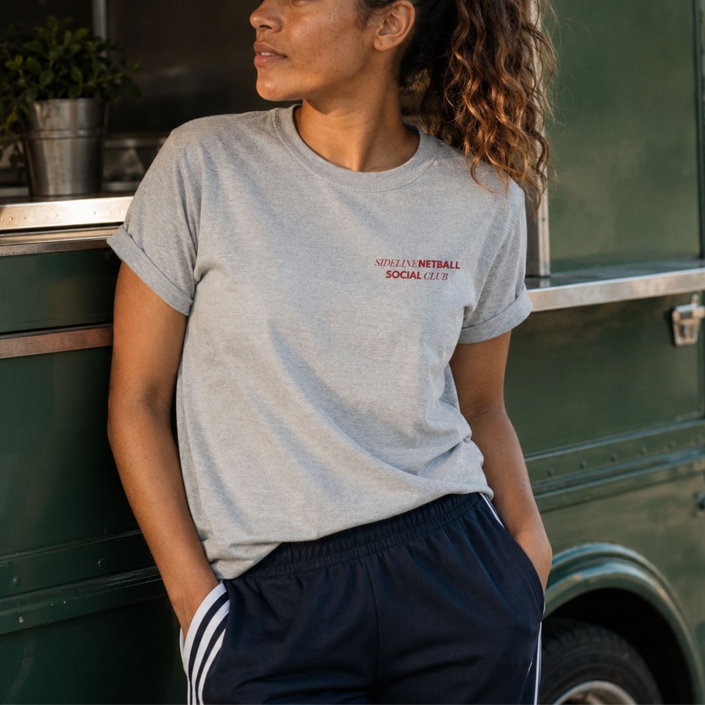 Netball Social Club Slogan Top for Men and Women