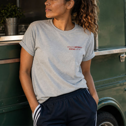 Netball Social Club Slogan Top for Men and Women