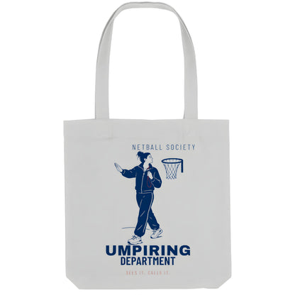 Netball Society Umpire Department Tote Bag - Netball Umpire Gift