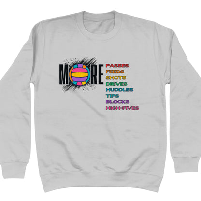 Netball Fashion Slogan Sweatshirt - Netball Streetwear for Women