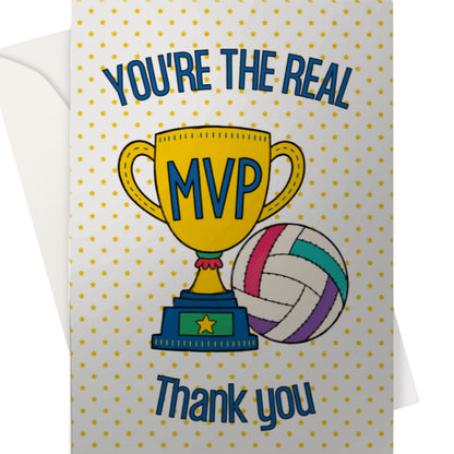 Netball Thank You Card - The Real MVP
