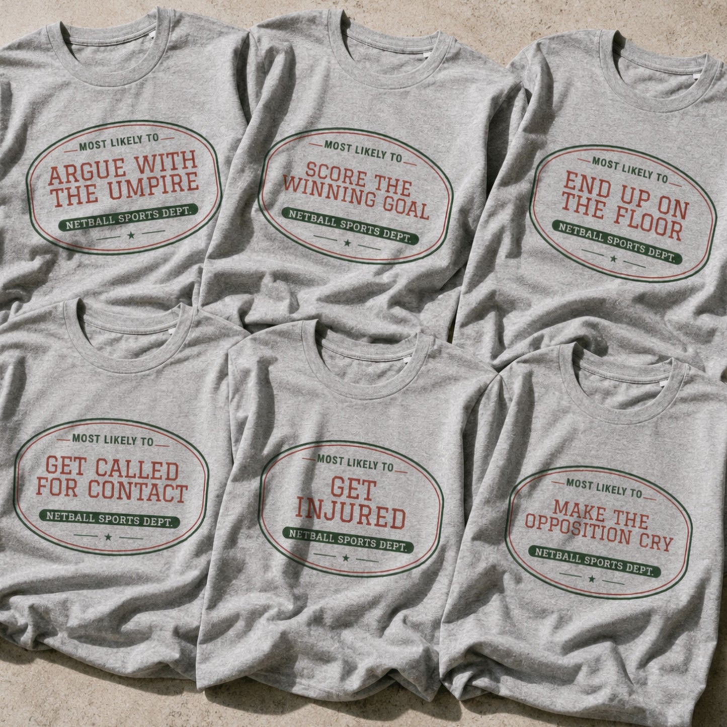 Netball Tour Group Shirts