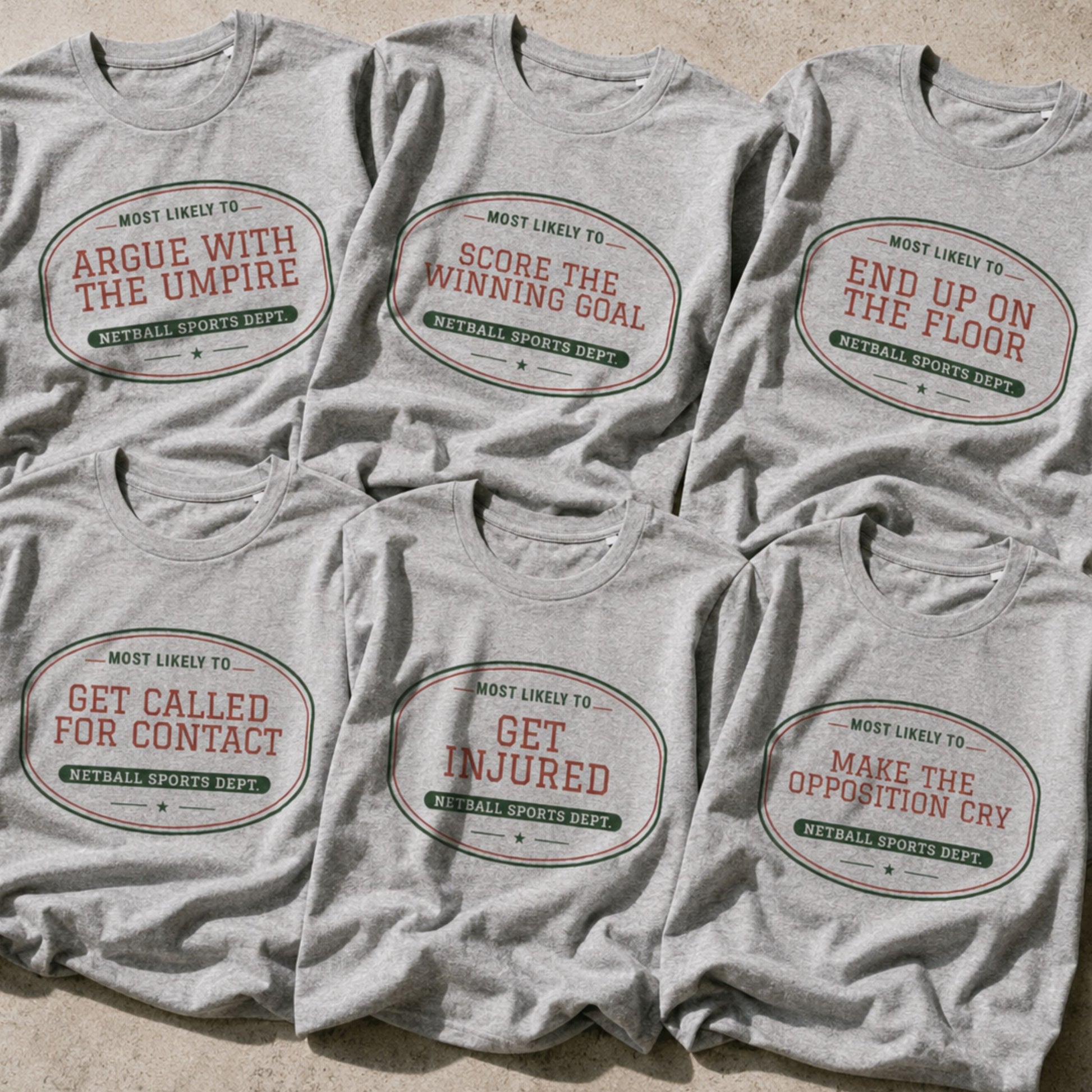 Netball Tour Group Shirts