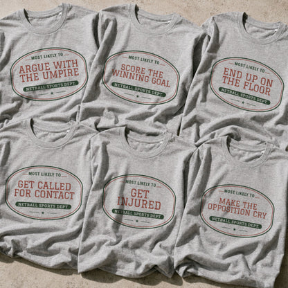 Netball Tour Group Shirts