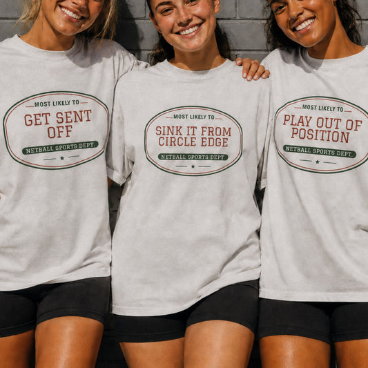 Netball Tour Group T-shirts for Team Players