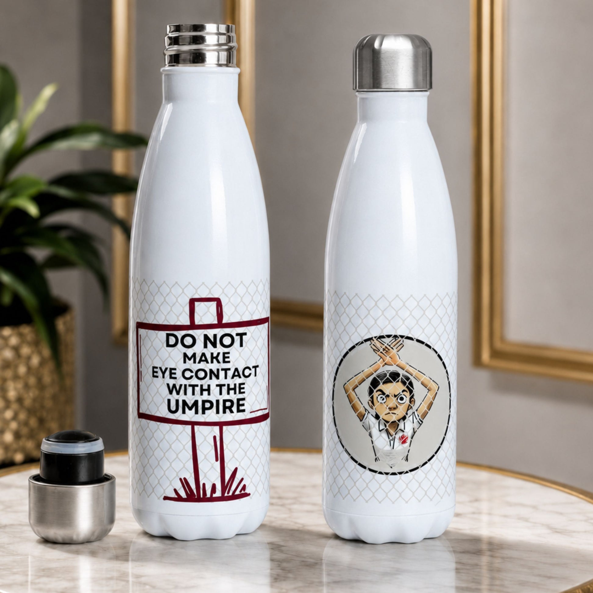 Netball Umpire Drinks Bottle - Netball Team Gift for Umpires