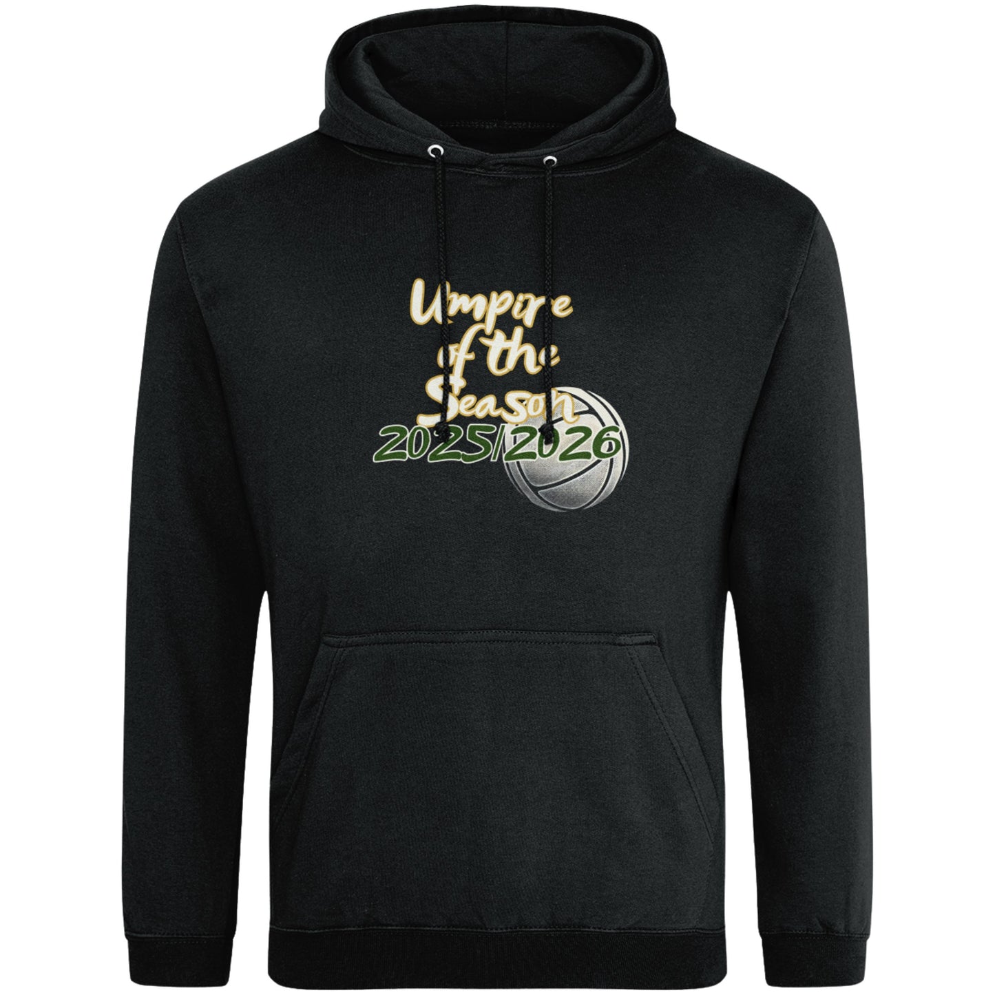 Black Netball Umpire of the Season Hoodie - Netball Umpire Award