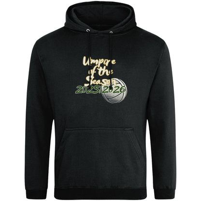 Black Netball Umpire of the Season Hoodie - Netball Umpire Award