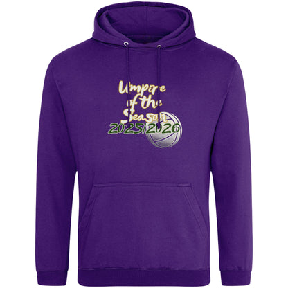 Purple Netball Umpire of the Season Hoodie - Netball Umpire Award