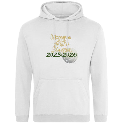 White Netball Umpire of the Season Hoodie - Netball Umpire Award