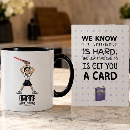 Netball Umpire Mug Gift Set - Netball Gifts for Umpires