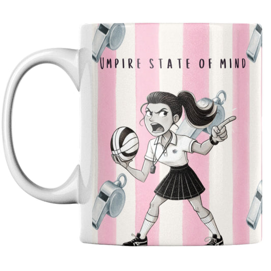 Netball Umpire Mug - Netball Gift for Umpires