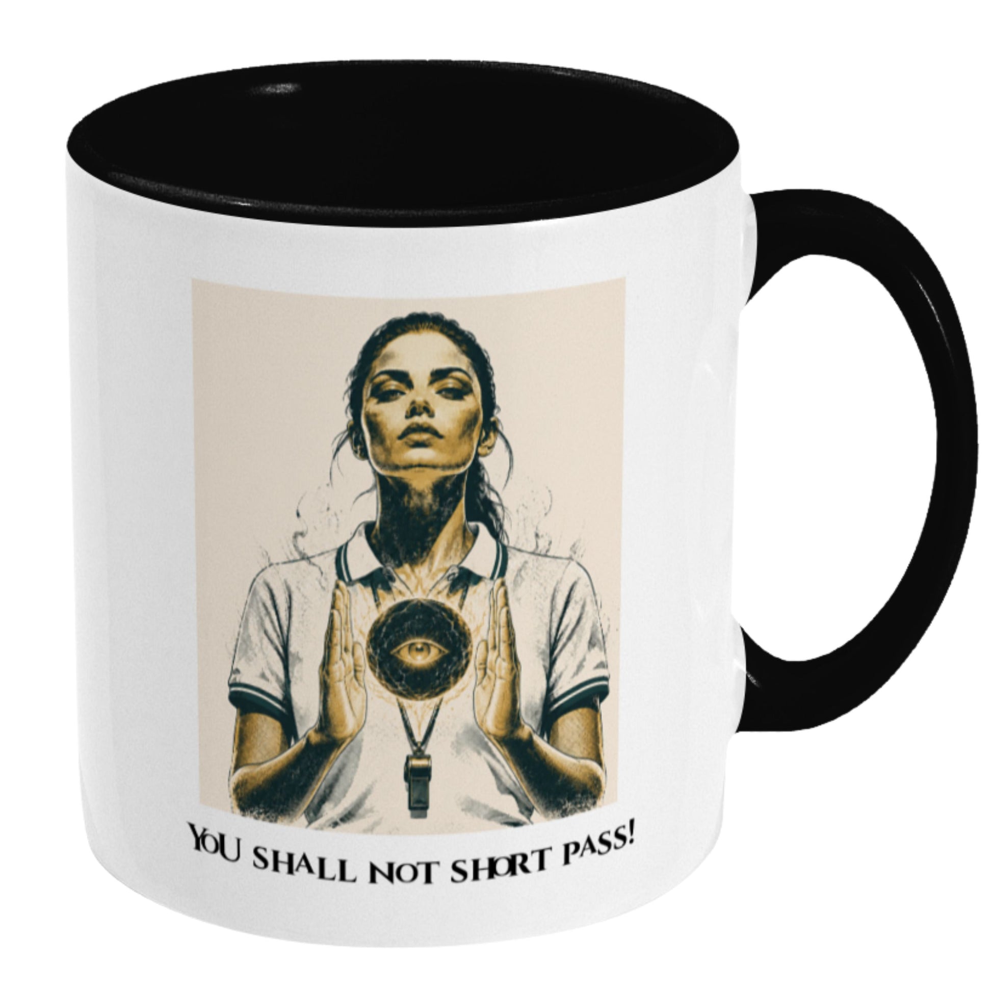 Netball Umpire Mug - You Shall Not Short Pass