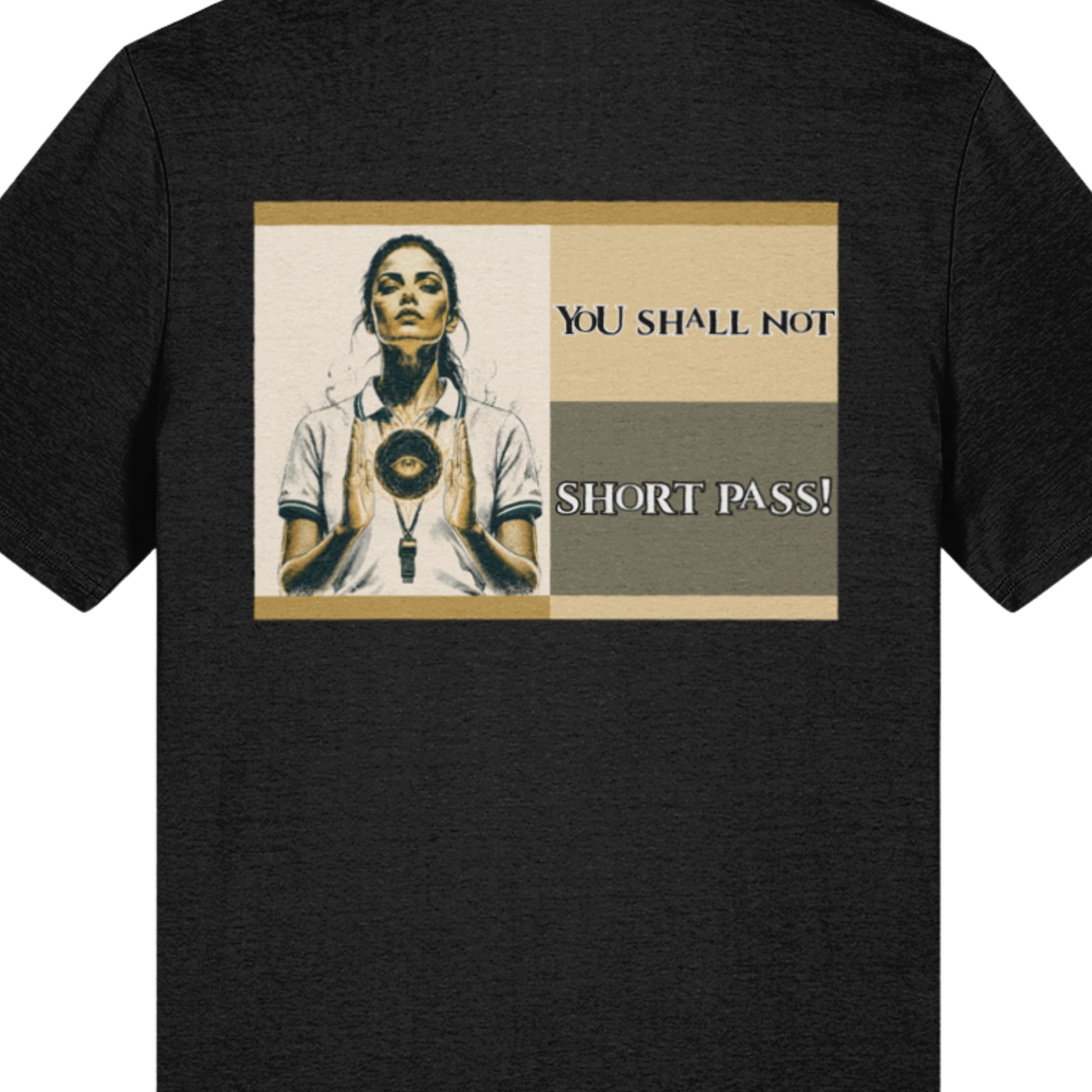 Netball Umpire Gift - Funny Short Pass Slogan T-shirt for Netball Umpires
