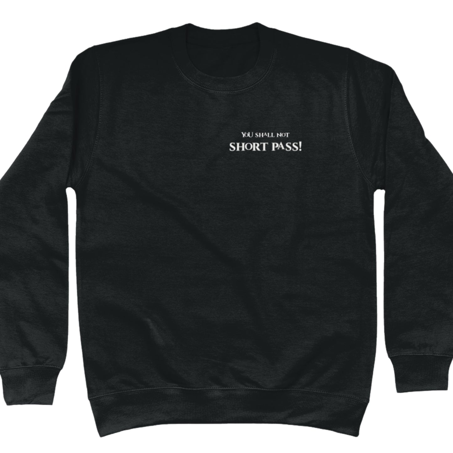 Funny Netball Umpire Gift - Black Slogan Sweatshirt