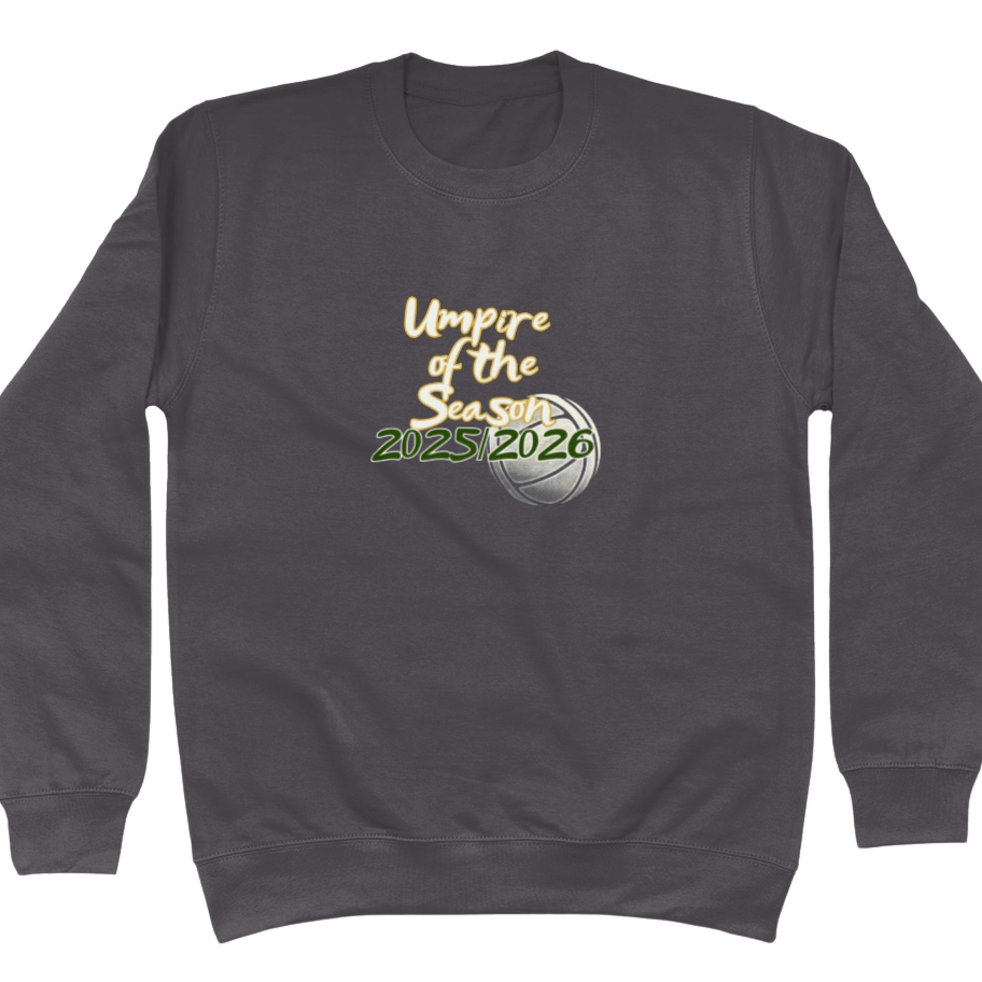 Grey Netball Umpire of the Season Sweatshirt - Netball Umpire Award