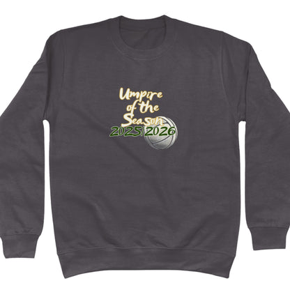 Grey Netball Umpire of the Season Sweatshirt - Netball Umpire Award