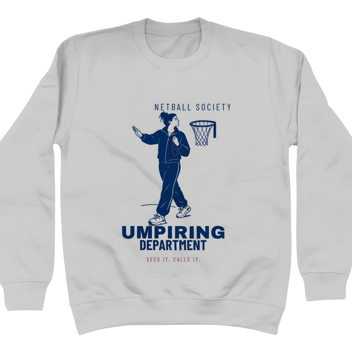 Netball Society Umpiring Department Grey Sweatshirt 