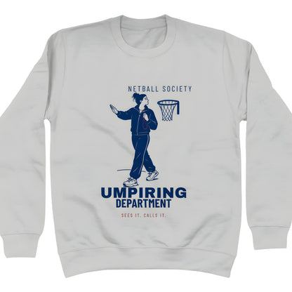 Netball Society Umpiring Department Grey Sweatshirt 