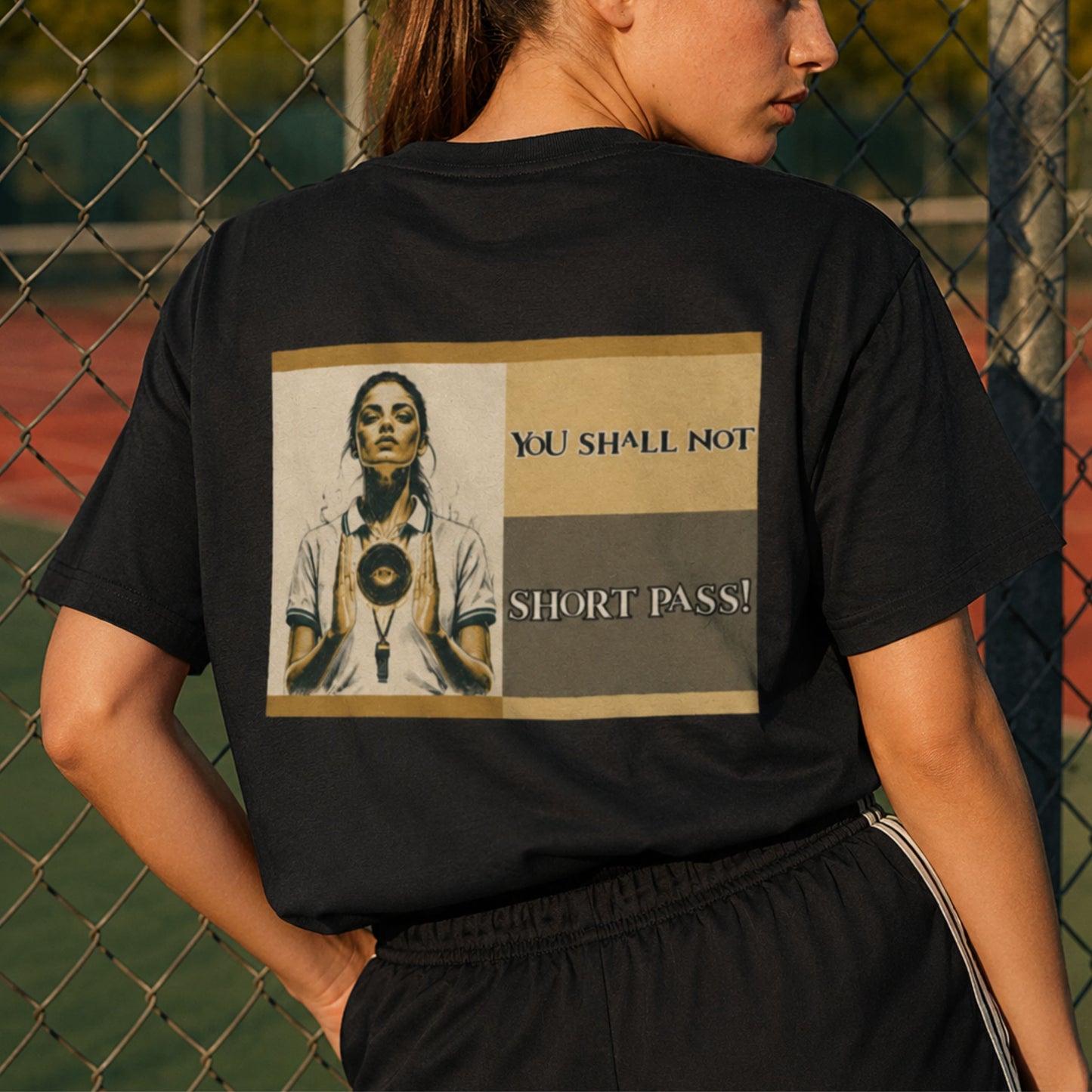 Women's Netball Umpire Graphic T-shirt - Gifts for Netball Umpires