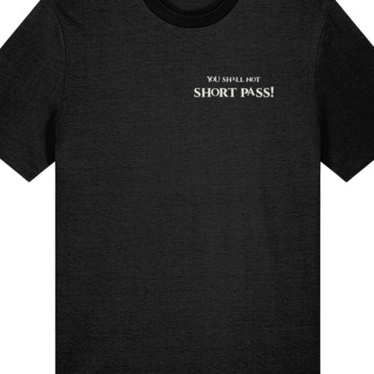 You Shall Not Short Pass Netball Umpire Slogan Top - Netball Umpire Clothing