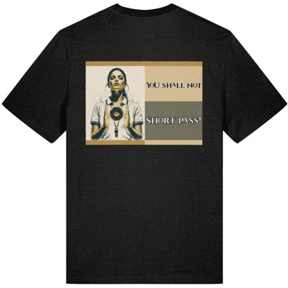 Black Netball Umpire Tee Shirt - Fashion Graphic and Slogan