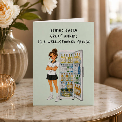 Funny Netball Team Thank You Card for Umpires