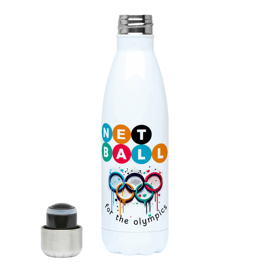 Netball For The Olympics Water Bottle - Netball Gifts