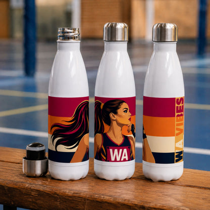 Netball Water Bottle  - Gift for Netball WA Player