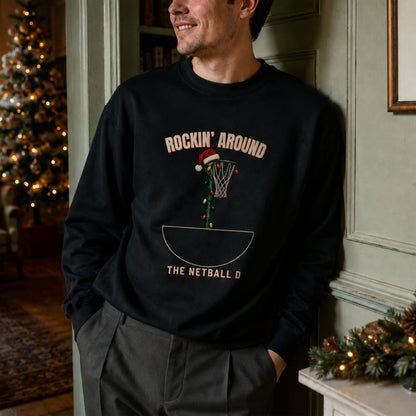 Netball Christmas Sweater for Men - Funny Netball D Slogan