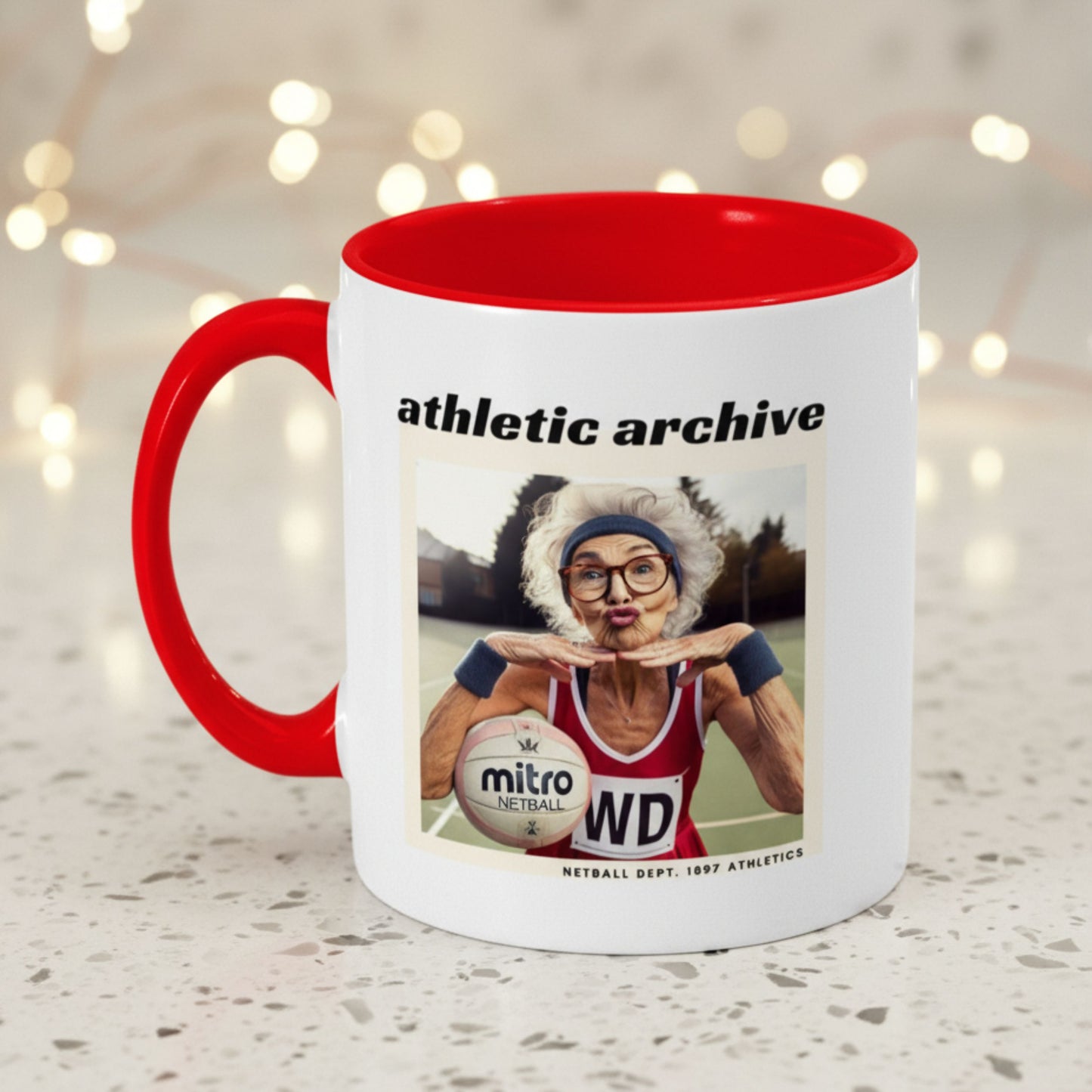Netball Gifts - Funny Archive Gift Mug for Netball Coaches and Players