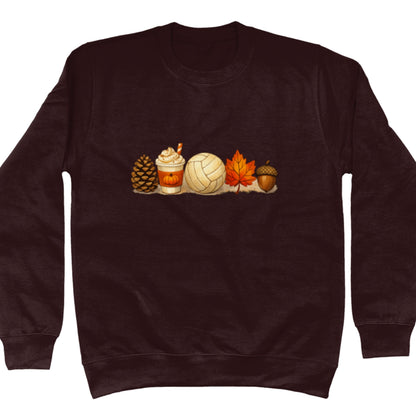 Brown Netball Themed Autumn Sweater - Netball Jumper