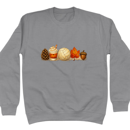 Grey Netball Themed Autumn Sweater - Netball Jumper