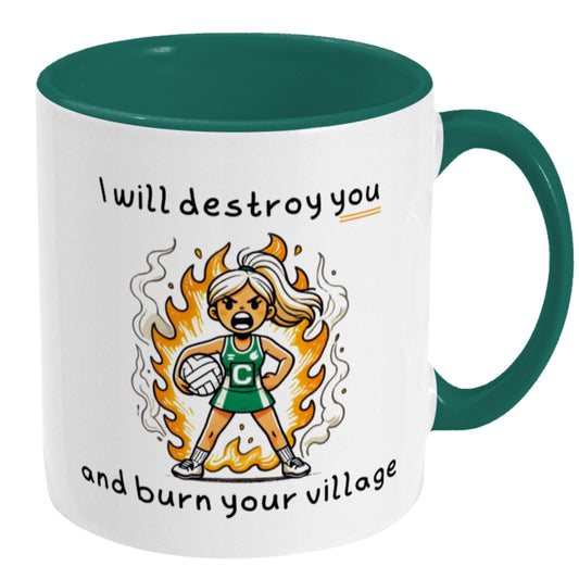 Netball Player C Mug Funny Gift