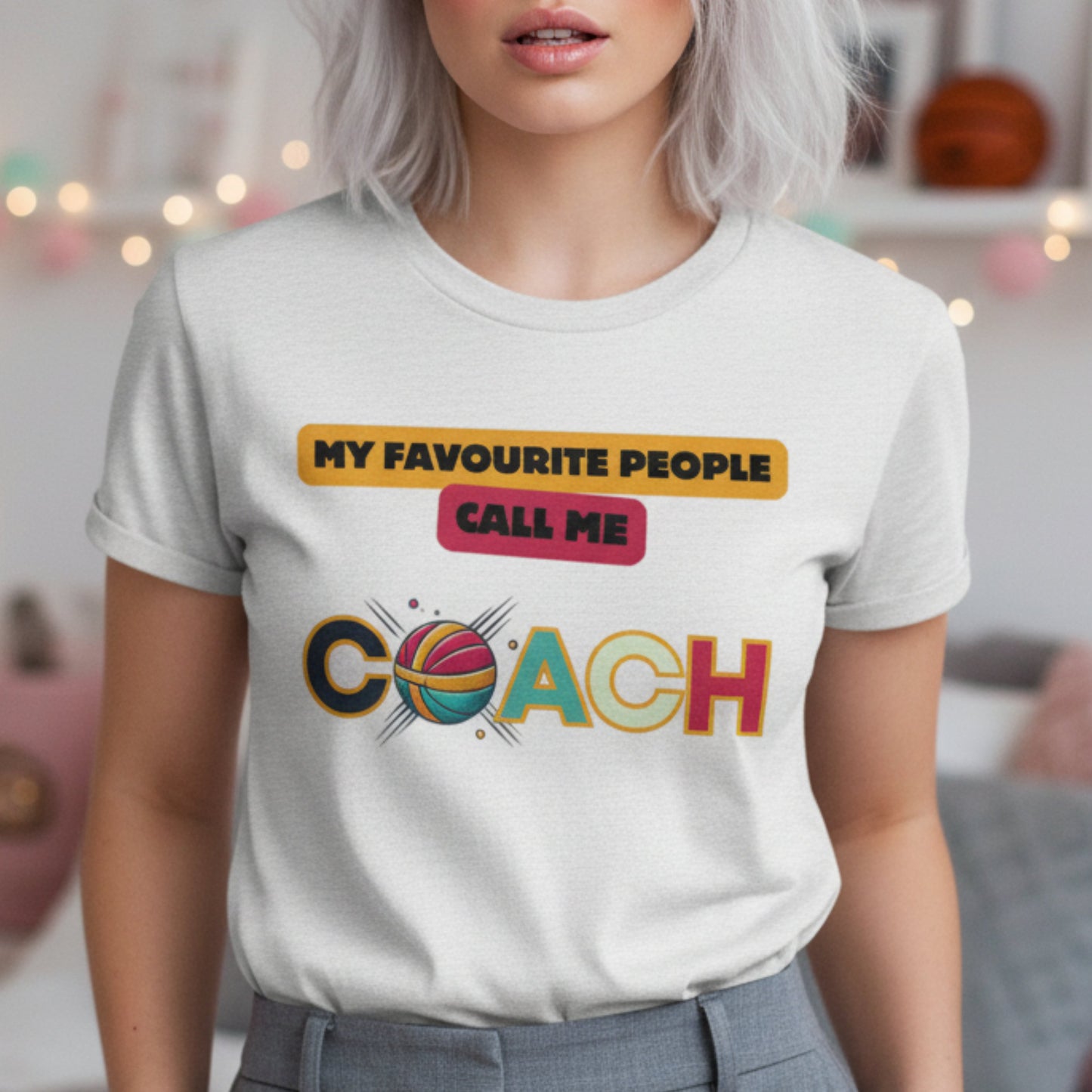 Netball Coach Slogan T-Shirt - Call Me Coach - Netball Clothing