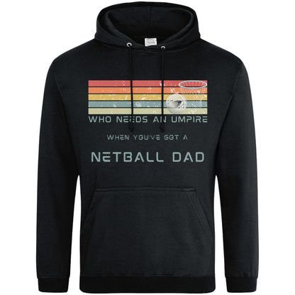 Netball Dad Gift - Hoodie Top