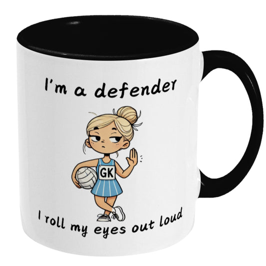 Netball Defender Funny Gift Mug