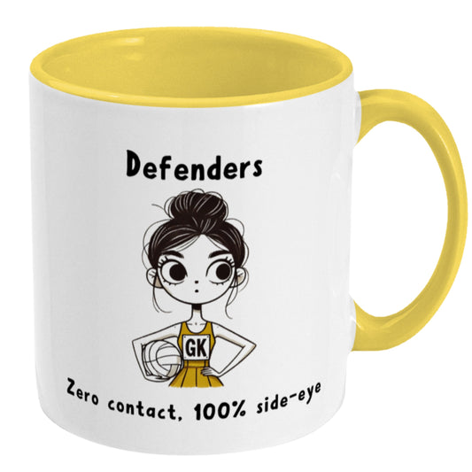 Netball Defender Mug - Funny Gift