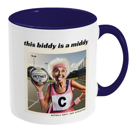Netball Gift Mug - Centre Court Player Funny Slogan