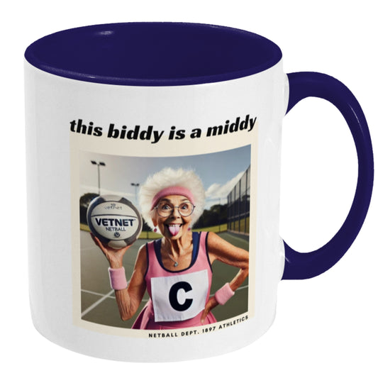 Netball Gift Mug - Centre Court Player Funny Slogan
