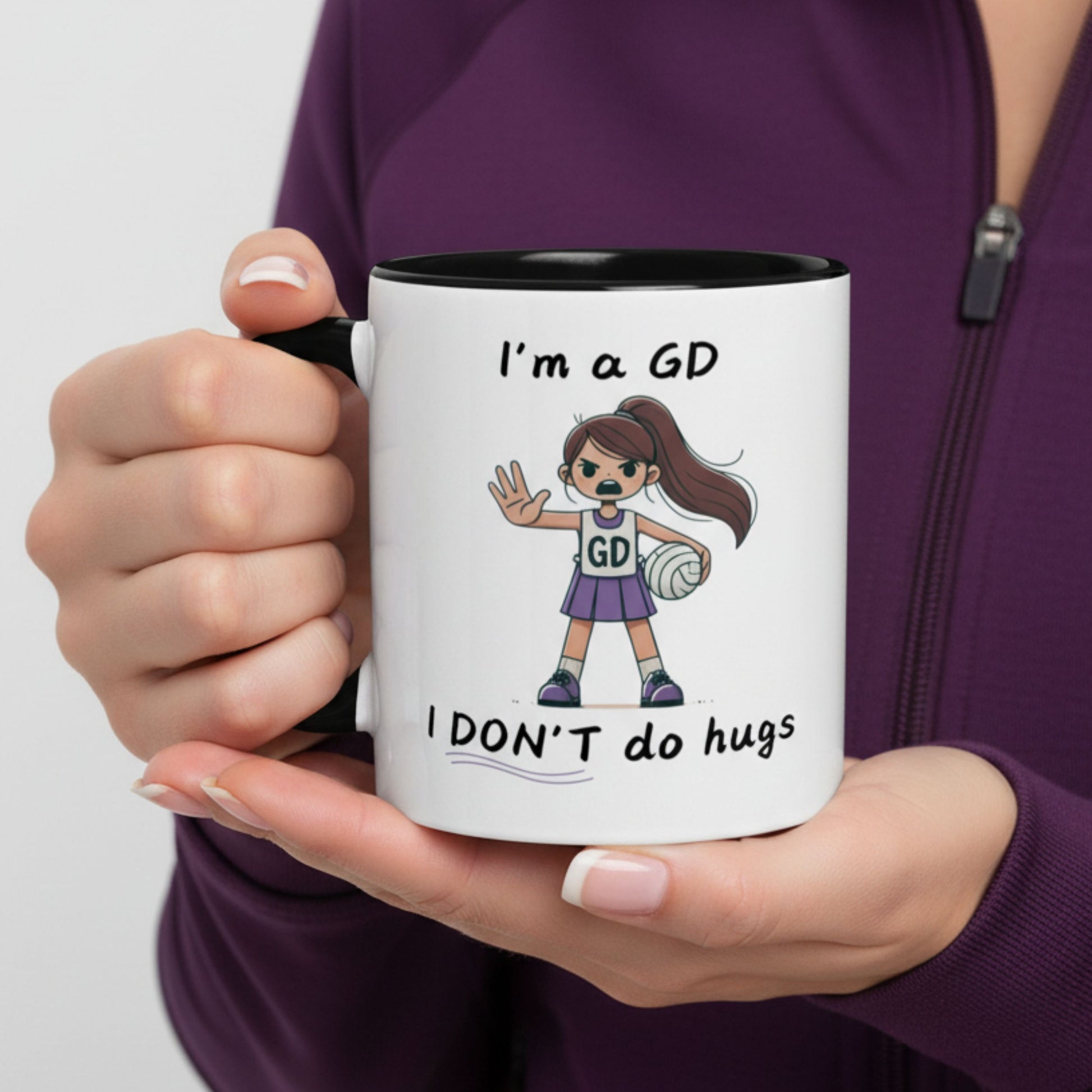 Netball Gifts - Funny Goal Defence Gift Mug