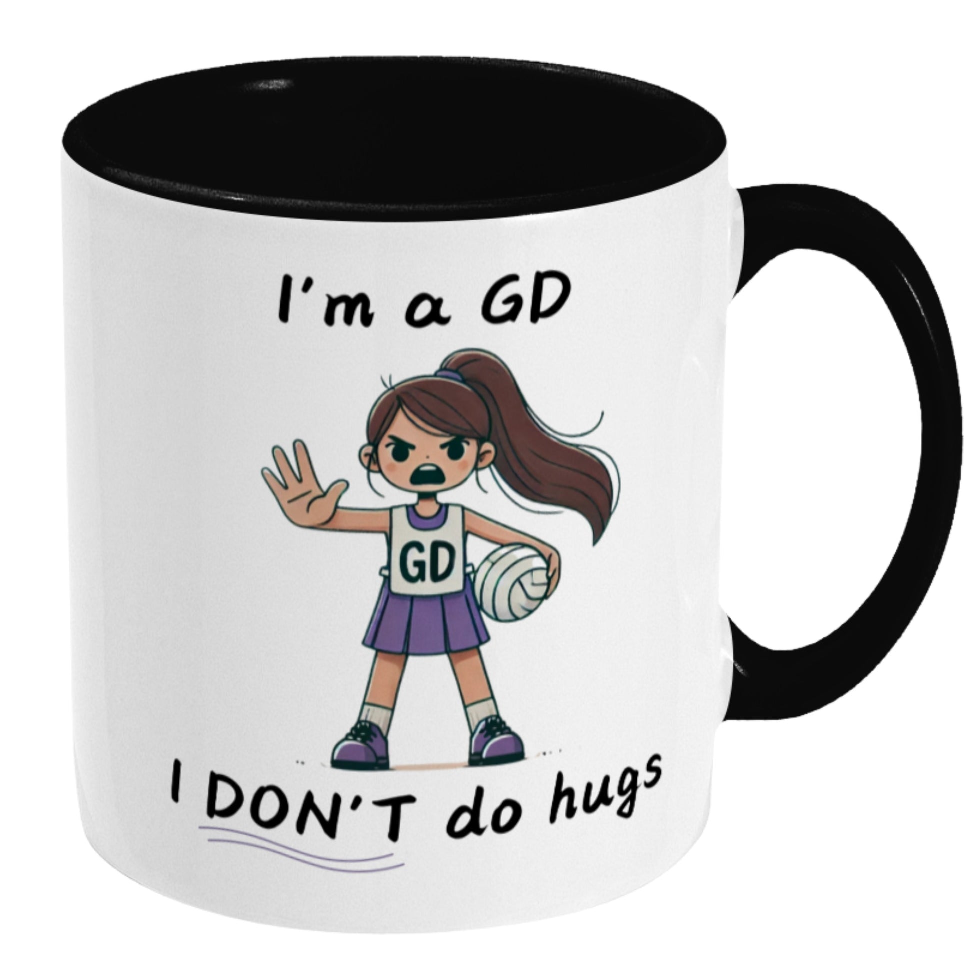 Netball GD Player Slogan Mug - Team Present