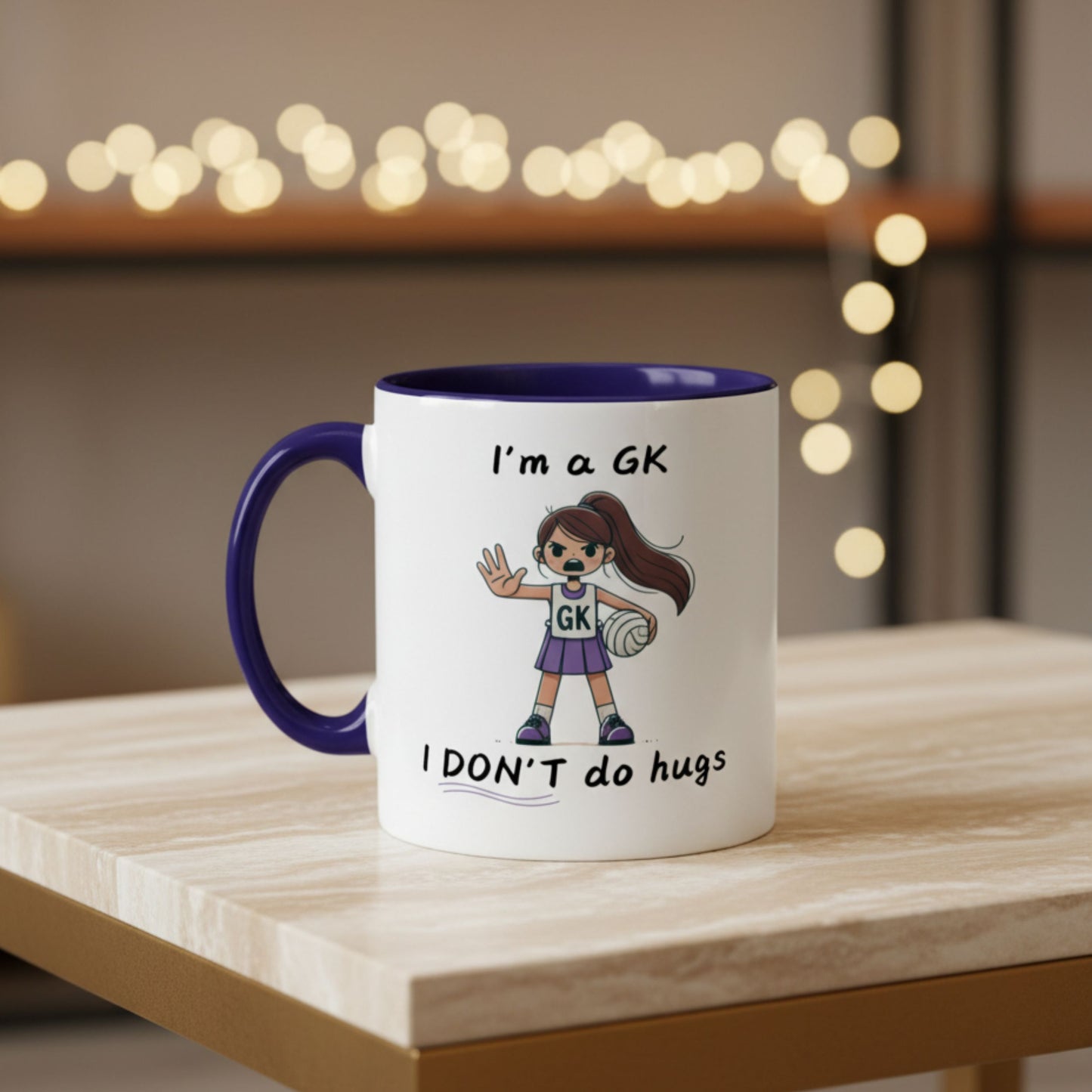 Netball Gifts - Funny Slogan Mug for Netball GK Players