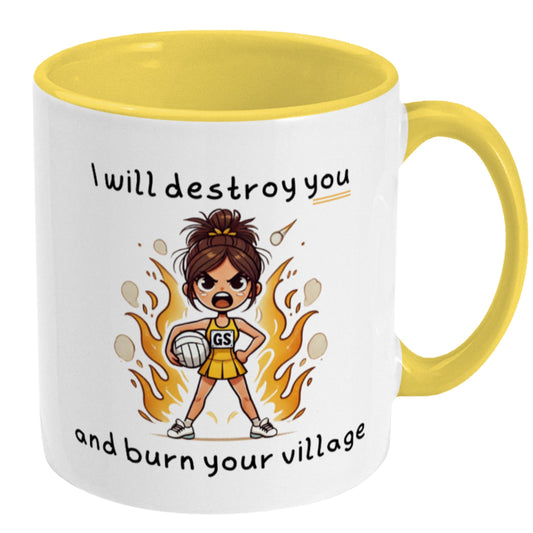 Netball GS Funny Gift Mug