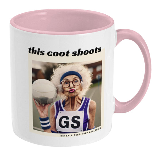 Netball GS Gift Mug - Funny Goal Shooter Gift