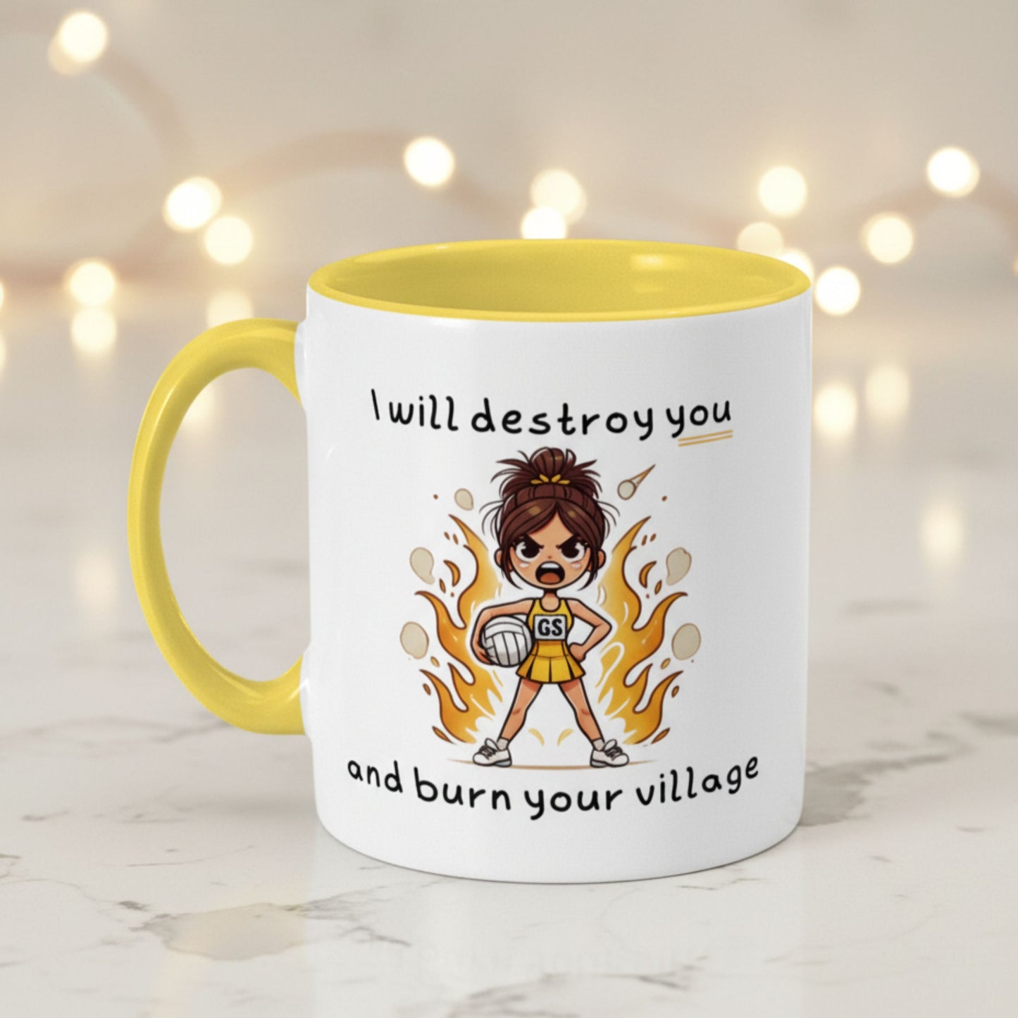 Netball Gifts - Funny Gift Mug for Goal Shooter Netball Players