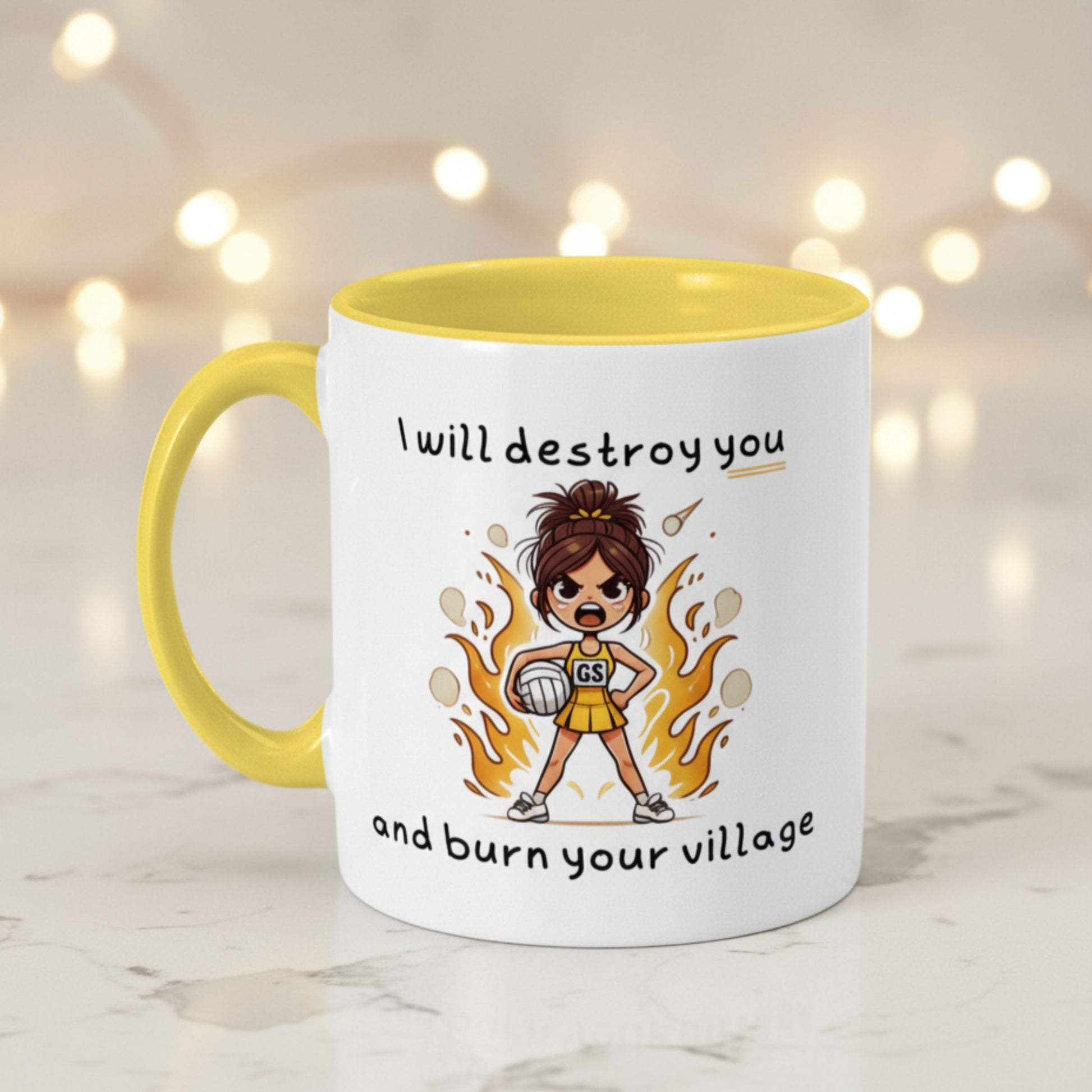 Netball Gifts - Funny Gift Mug for Goal Shooter Netball Players