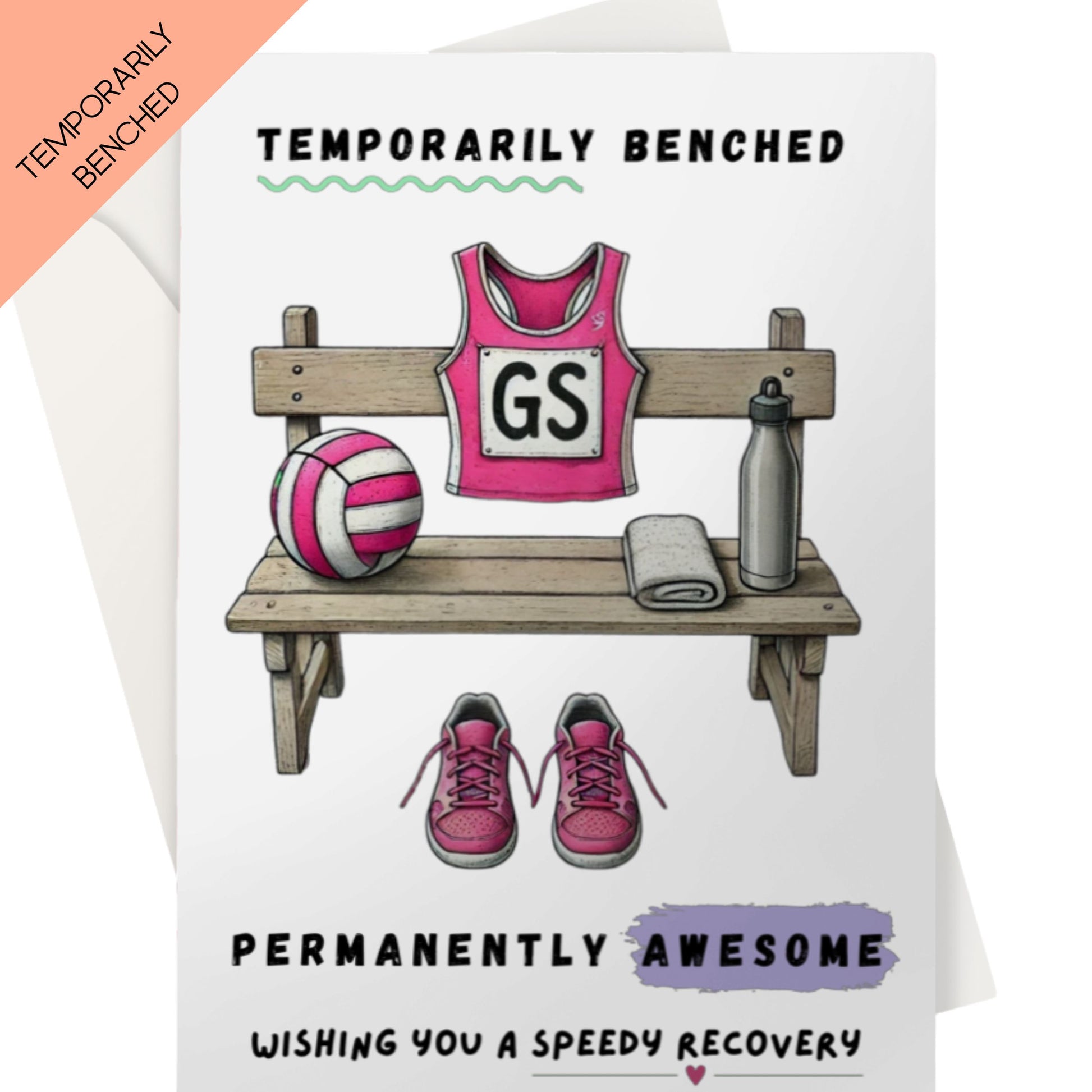 Netball Player Injury Get Well Card